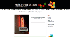 Desktop Screenshot of dawsonmainstreettheatre.com