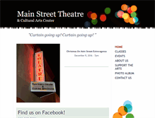 Tablet Screenshot of dawsonmainstreettheatre.com